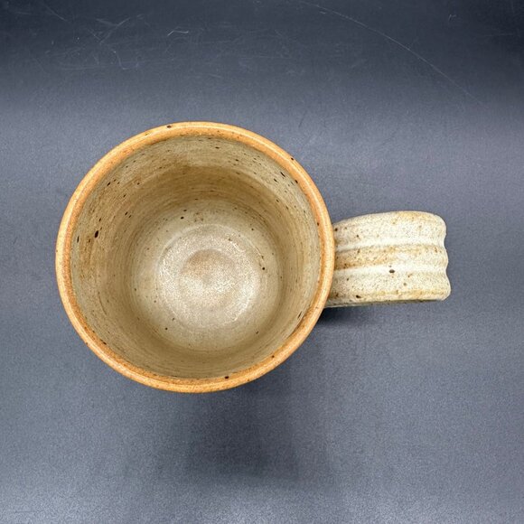 Hanselmann Art Pottery Rustic Handmade Mug Stoneware Coffee Cup New Mexico Beige - Picture 6 of 11